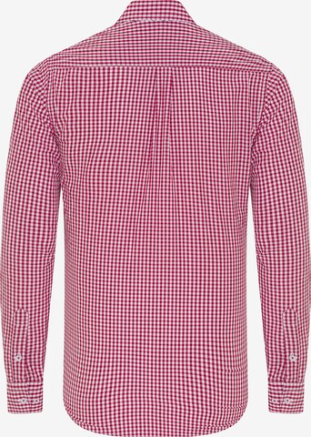 DENIM CULTURE - Ajuste regular Camisa 'Harvey' en rojo