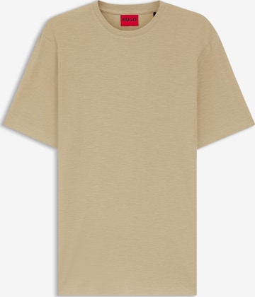 HUGO T-Shirt 'Dulerostee' in Beige: Vorderseite