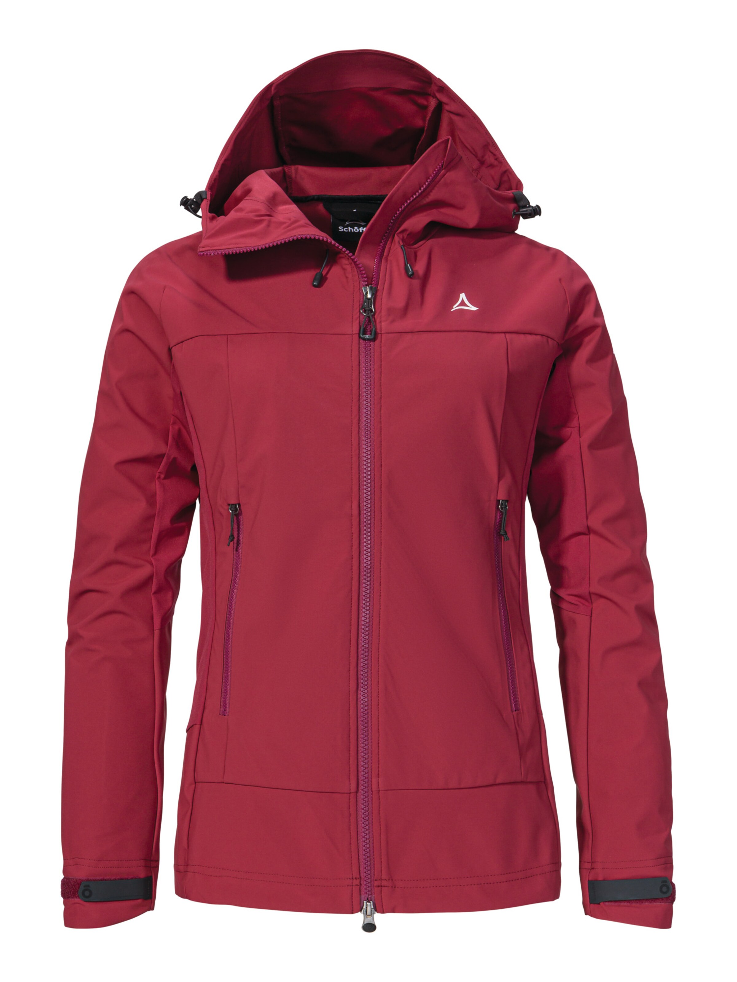 Veste outdoor ' Mountain Softshell Jk Style Blaueis WMS ' Schöffel en rouge : devant