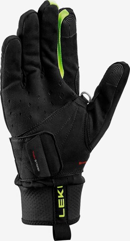 LEKI Athletic Gloves 'PRC Shark' in Black