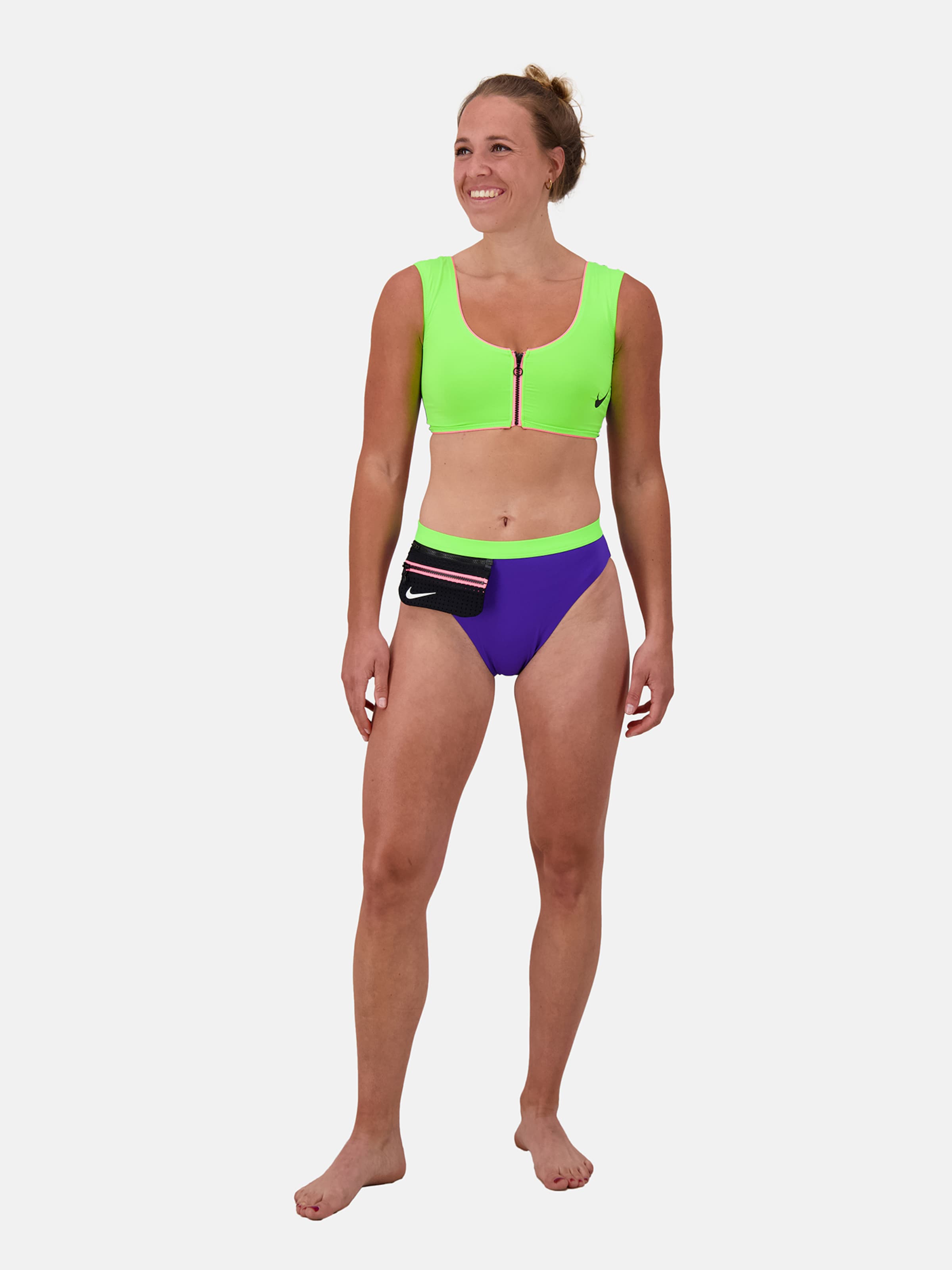 Nike Swim Bikinihose in Lila 
