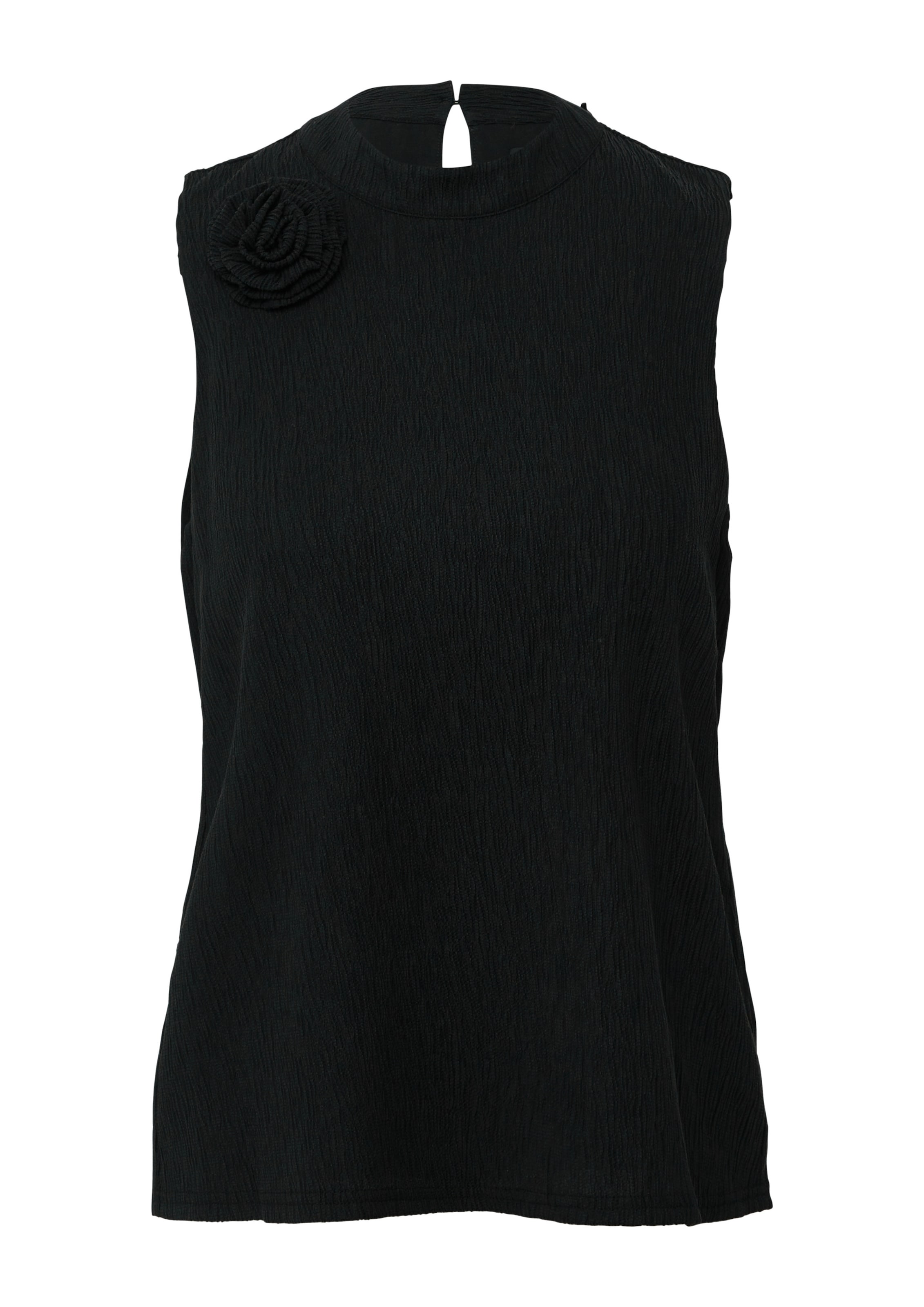 s.Oliver BLACK LABEL Bluse in Schwarz: Vorderseite