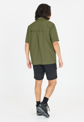 Whistler Regular fit Athletic button up shirt 'Elm' in Green