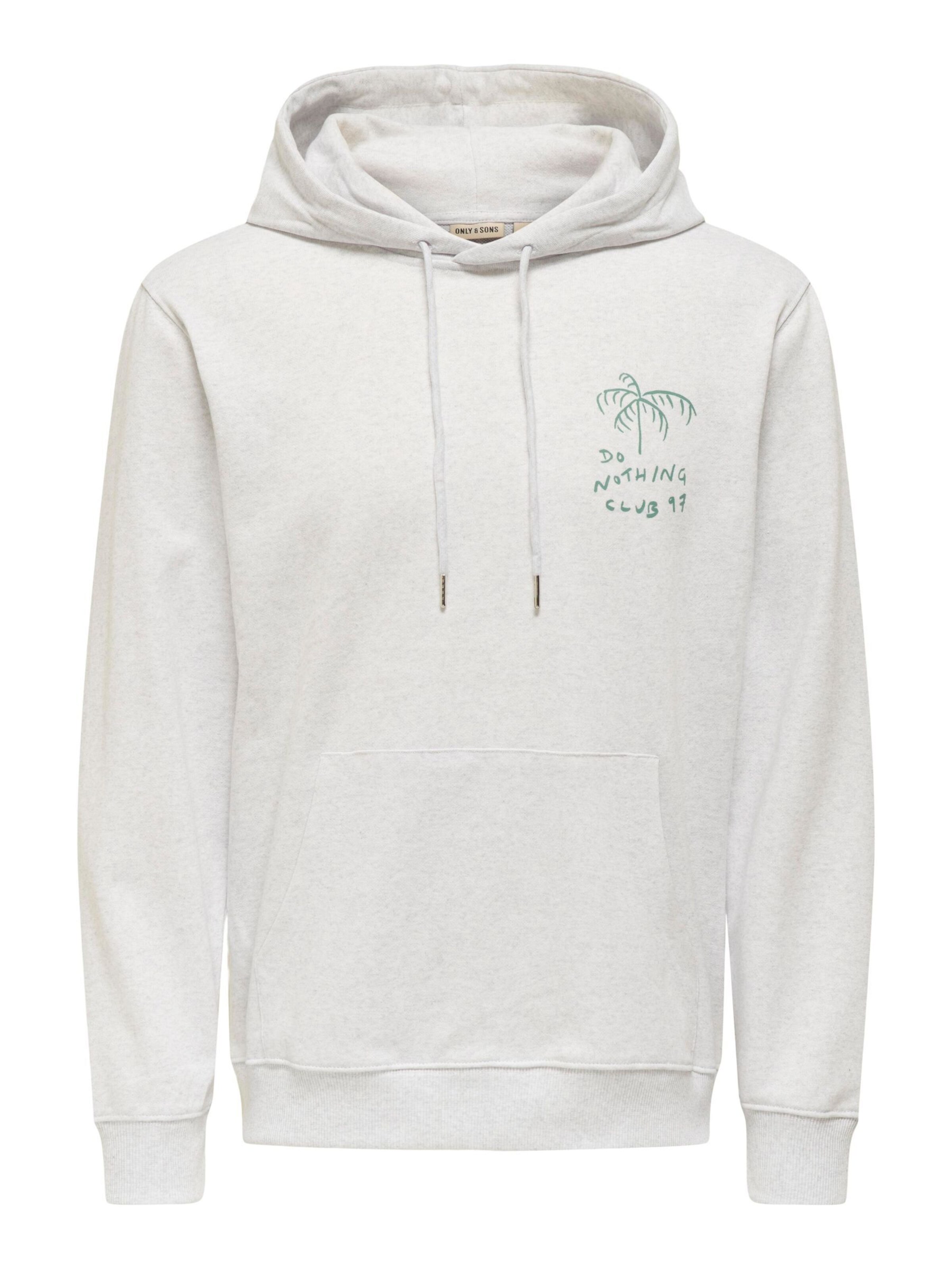 Only & Sons Sweatshirt 'ONSDavid' in Grey: front