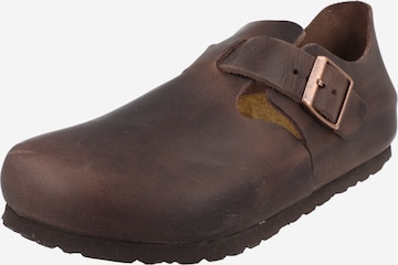 BIRKENSTOCK Slipper 'London' in Braun: predná strana