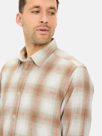 CAMEL ACTIVE Regular fit Button Up Shirt in Beige