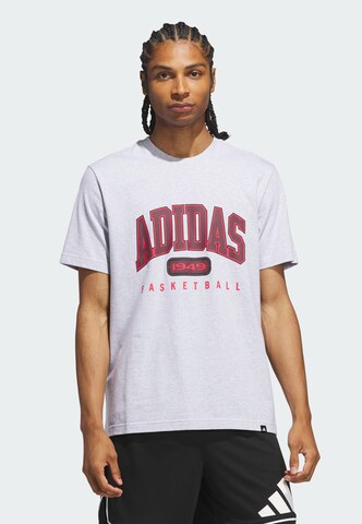 ADIDAS PERFORMANCE - Camiseta funcional en gris: frente