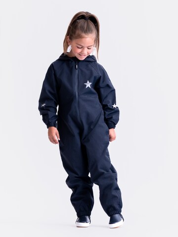 BMS Overall 'BabyToddds Rain' in Blau: Vorderseite