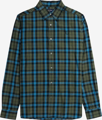 Fred Perry Regular fit Button Up Shirt in Green: front