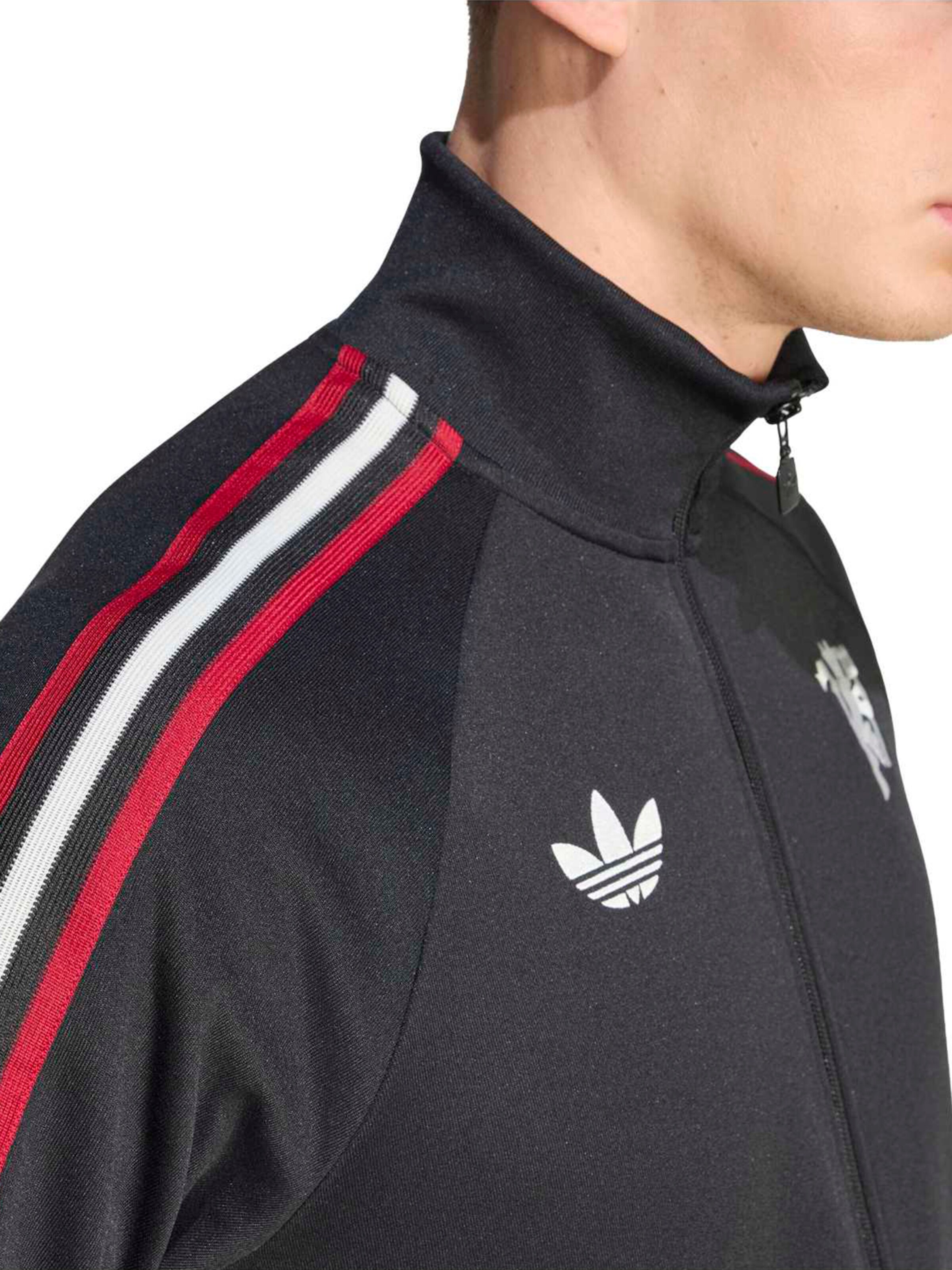 ADIDAS PERFORMANCE Sportjas 'Manchester United' in Zwart