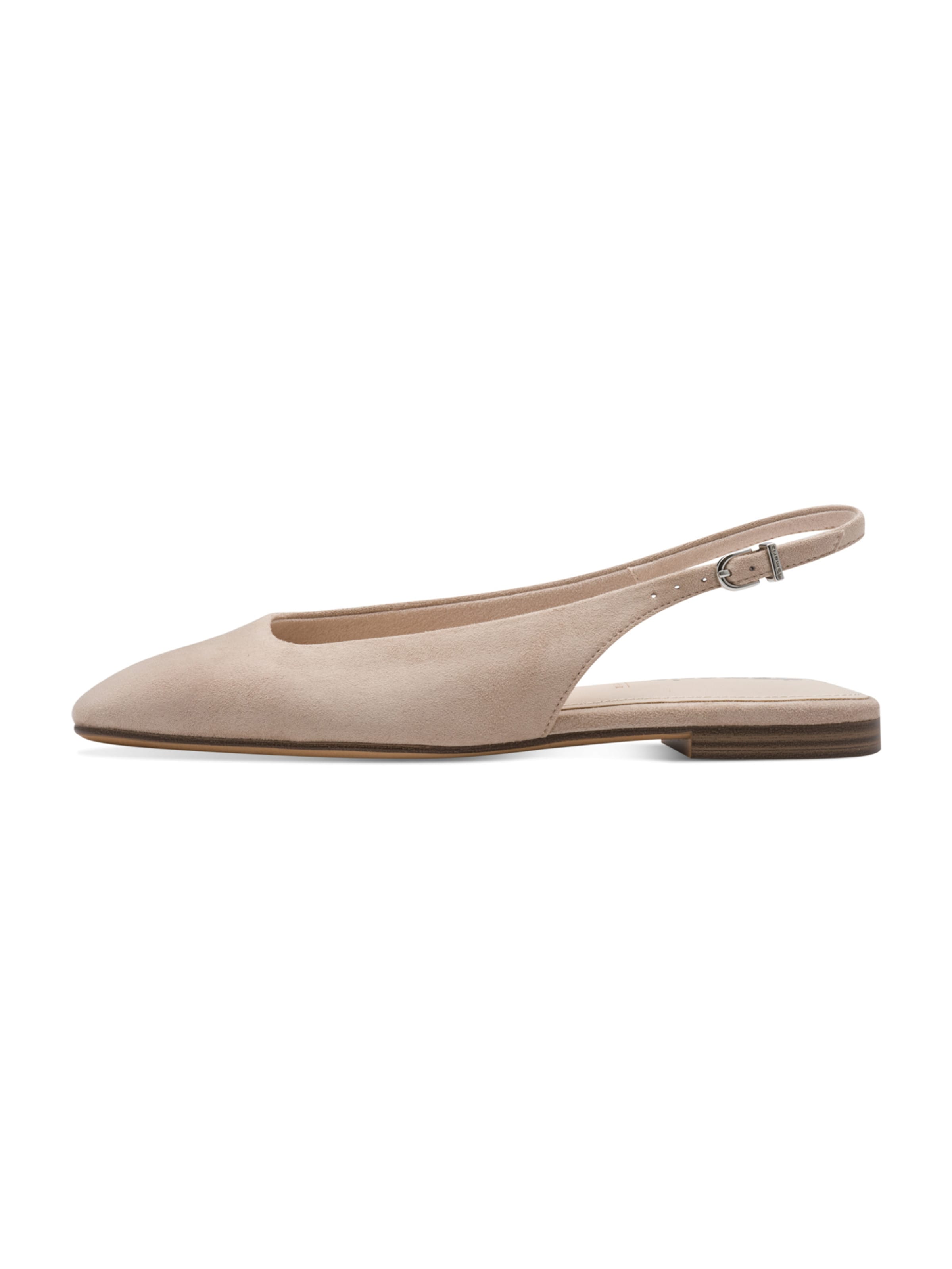 Tamaris Ballet Flats with Strap in Beige