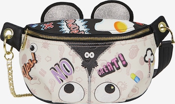 MYMOPojasna torbica 'Pop Eyetheme' - crna boja: prednji dio