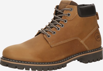 Auliniai batai su raišteliais 'JFWQueensway' iš JACK & JONES, spalva – garstyčių spalva / juoda, Prekių apžvalga