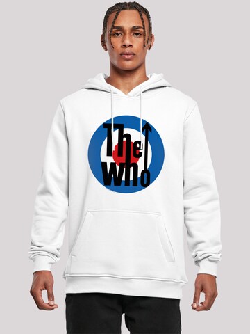 F4NT4STIC Sweatshirt 'The Who Target Classic' in White: front