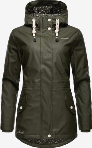 NAVAHOO Performance Jacket 'Ocean Heart' in Green: front