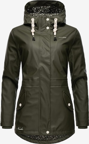 NAVAHOO Weatherproof jacket 'Ocean Heart' in Green: front