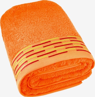 Lashuma Handtuch 'Lugano' in Orange: Vorderseite