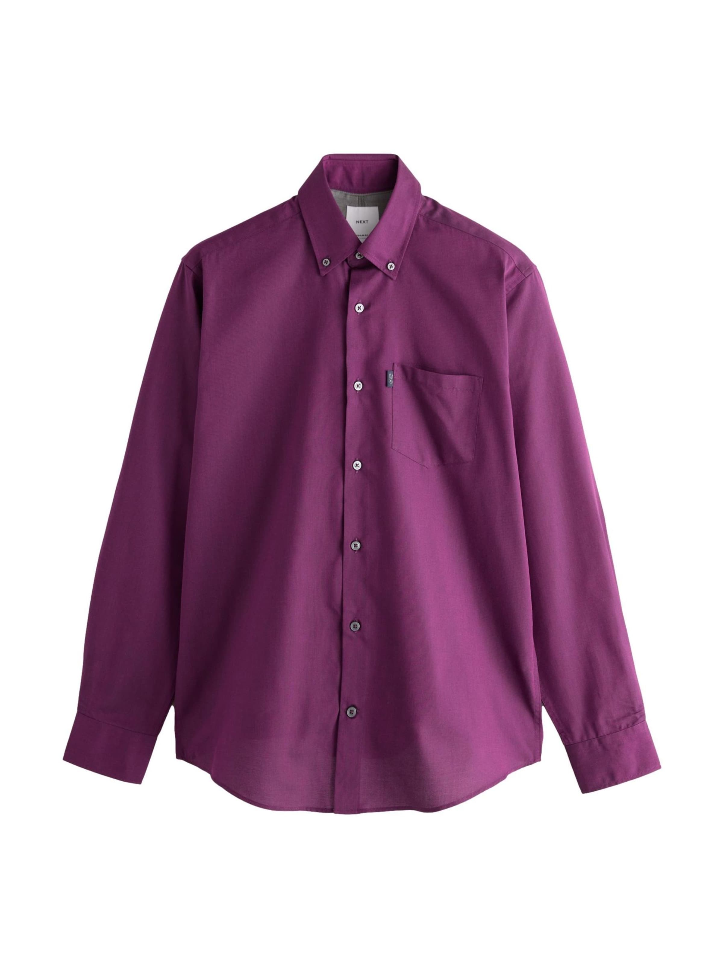 Next - Ajuste regular Camisa en lila: frente