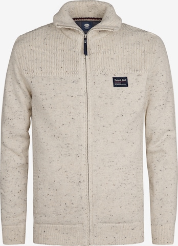 Petrol Industries Neuletakki värissä beige: etupuoli