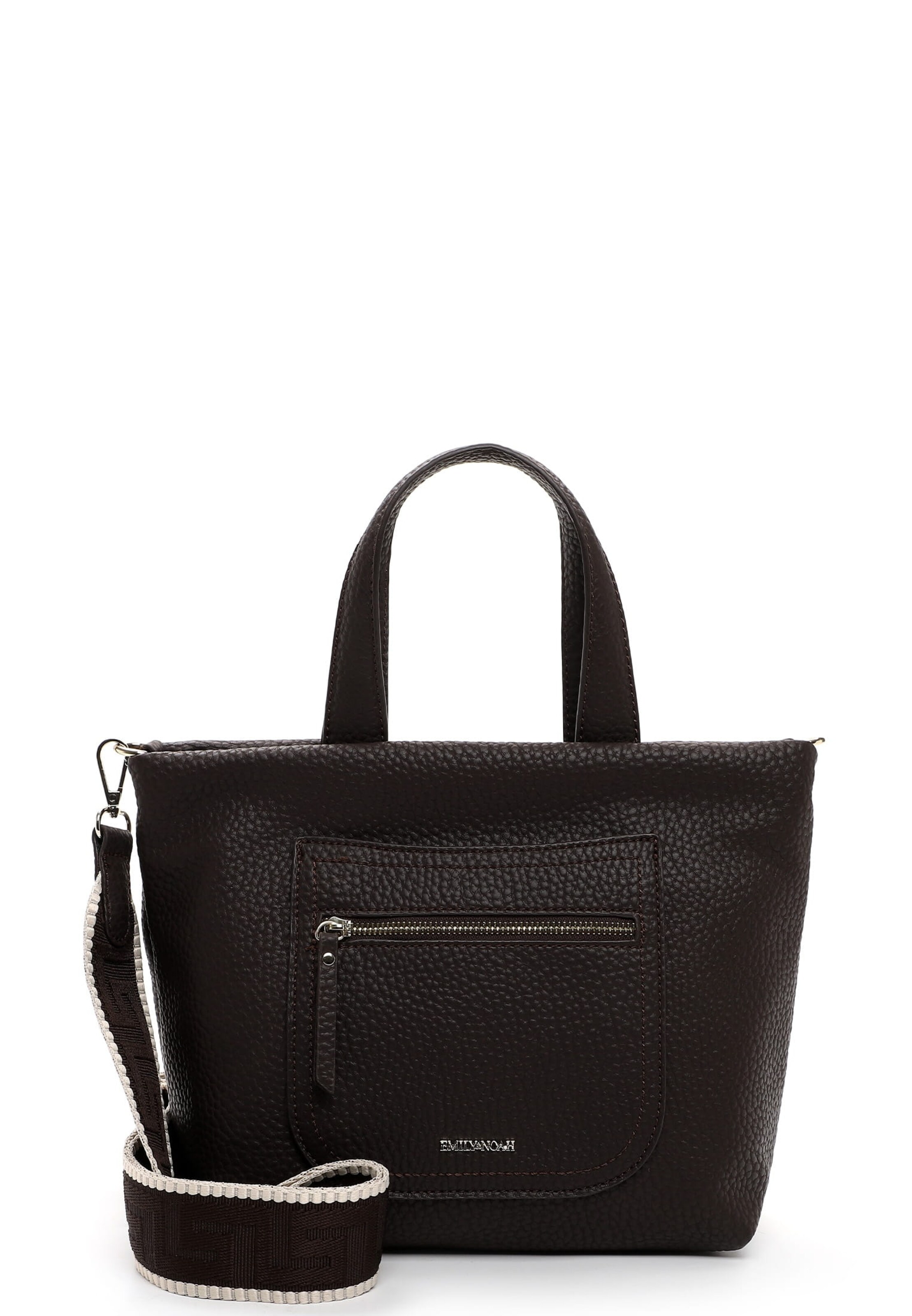 Cabas 'Heidi' Emily & Noah en marron : devant