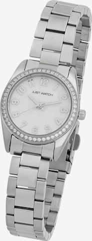 Just Watch Analog Watch 'Gerda, 5 ATM' in Silver: front