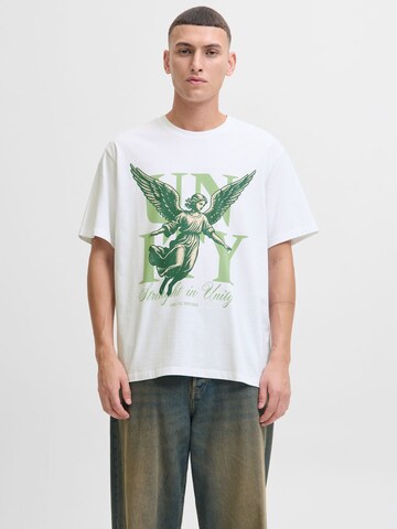 JACK & JONES Shirt in Wit: voorkant