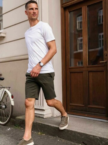 TEESHOPPEN Regular Housut ' Performance Shorts ' värissä vihreä