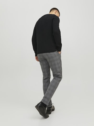 JACK & JONES - Slimfit Pantalón chino 'MARCO CONNOR' en gris