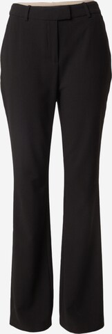 COMMA Flared Trousers in Black: front