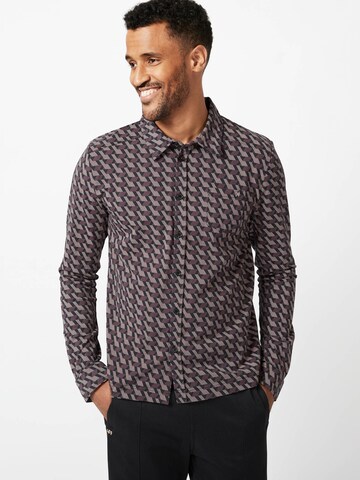 Regular fit Camicia 'Get Down' di 4funkyflavours in marrone: frontale