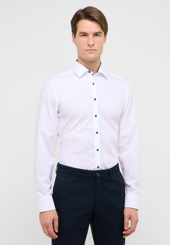 ETERNA Slim fit Zakelijk overhemd in Wit: voorkant