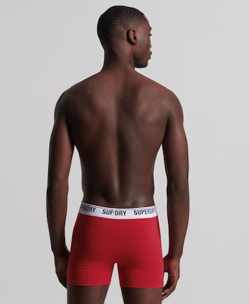 Boxers Superdry en rouge