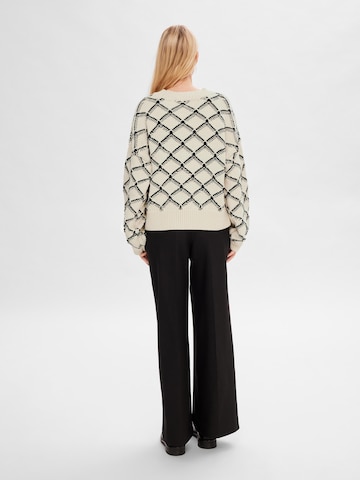 SELECTED FEMME Sweater 'Olivia' in Beige