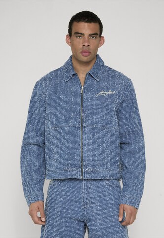 Karl Kani Between-Season Jacket in Blue: front