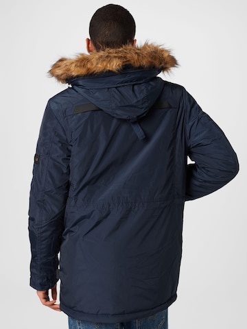 INDICODE JEANS Winter Jacket 'Carpelan' in Blue