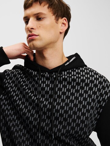 Karl Lagerfeld - Sweatshirt 'Degradé' em preto