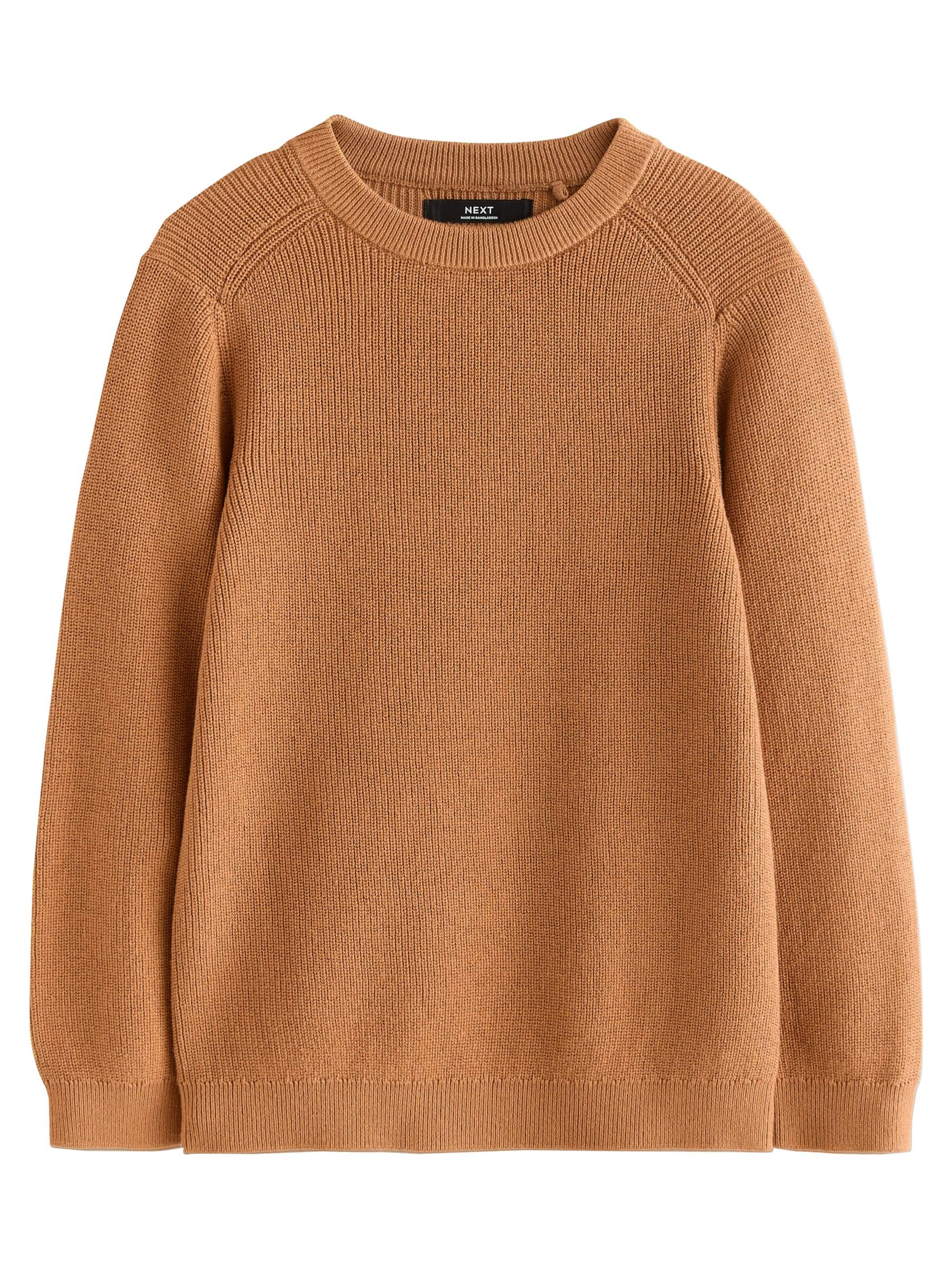 Pull-over Next en marron : devant