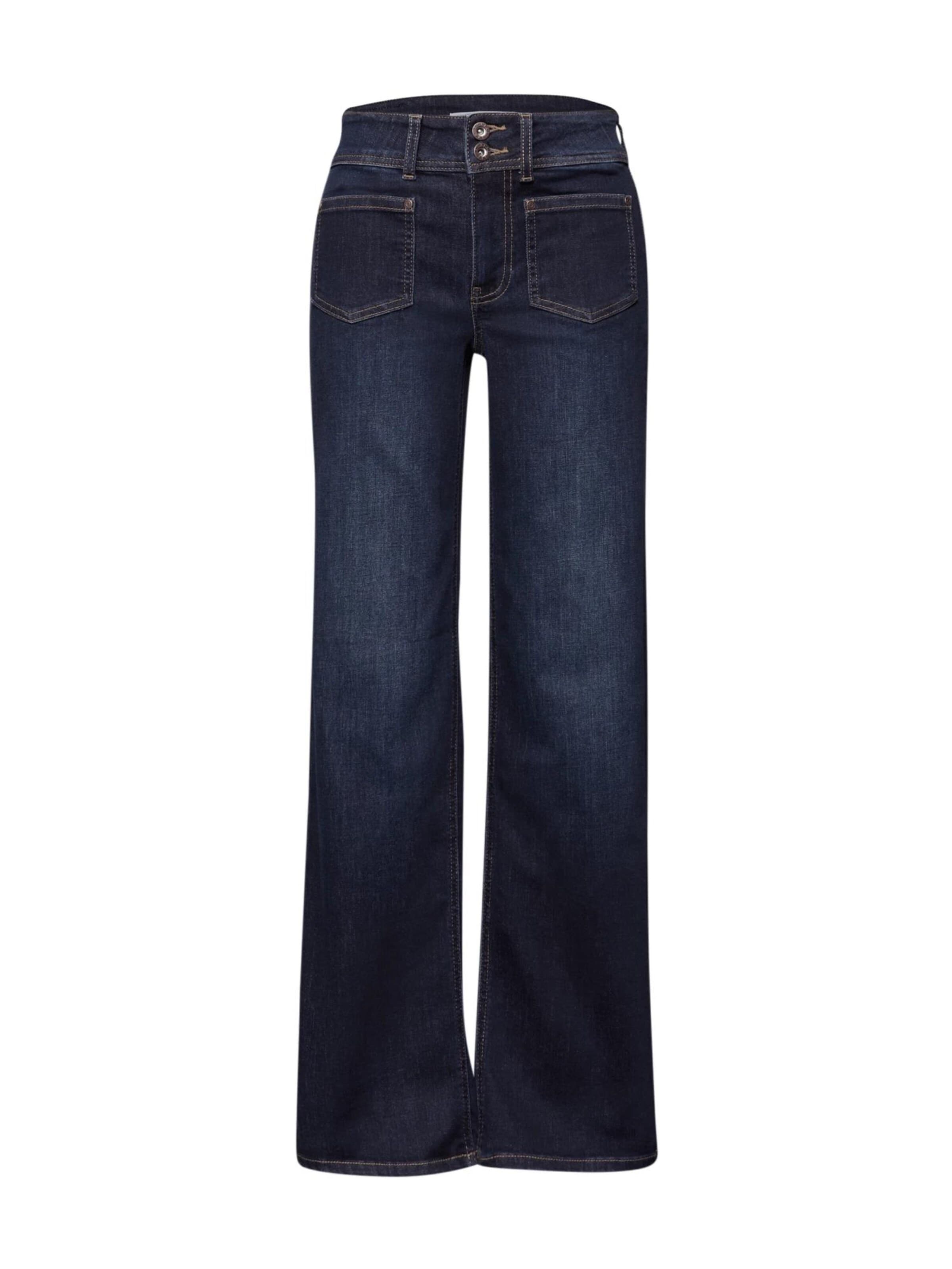 STREET ONE Jean 'Street one - Dames broek' en 34 en bleu denim, Vue avec produit