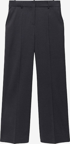 MANGO Wide leg Pleated Pants 'Rumba' in Grey: front