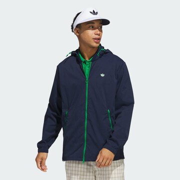 ADIDAS PERFORMANCE Sportjas in Blauw: voorkant