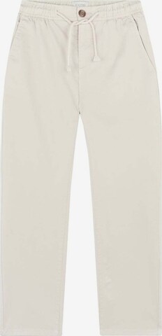 Scalpers Regular Broek in Beige: voorkant