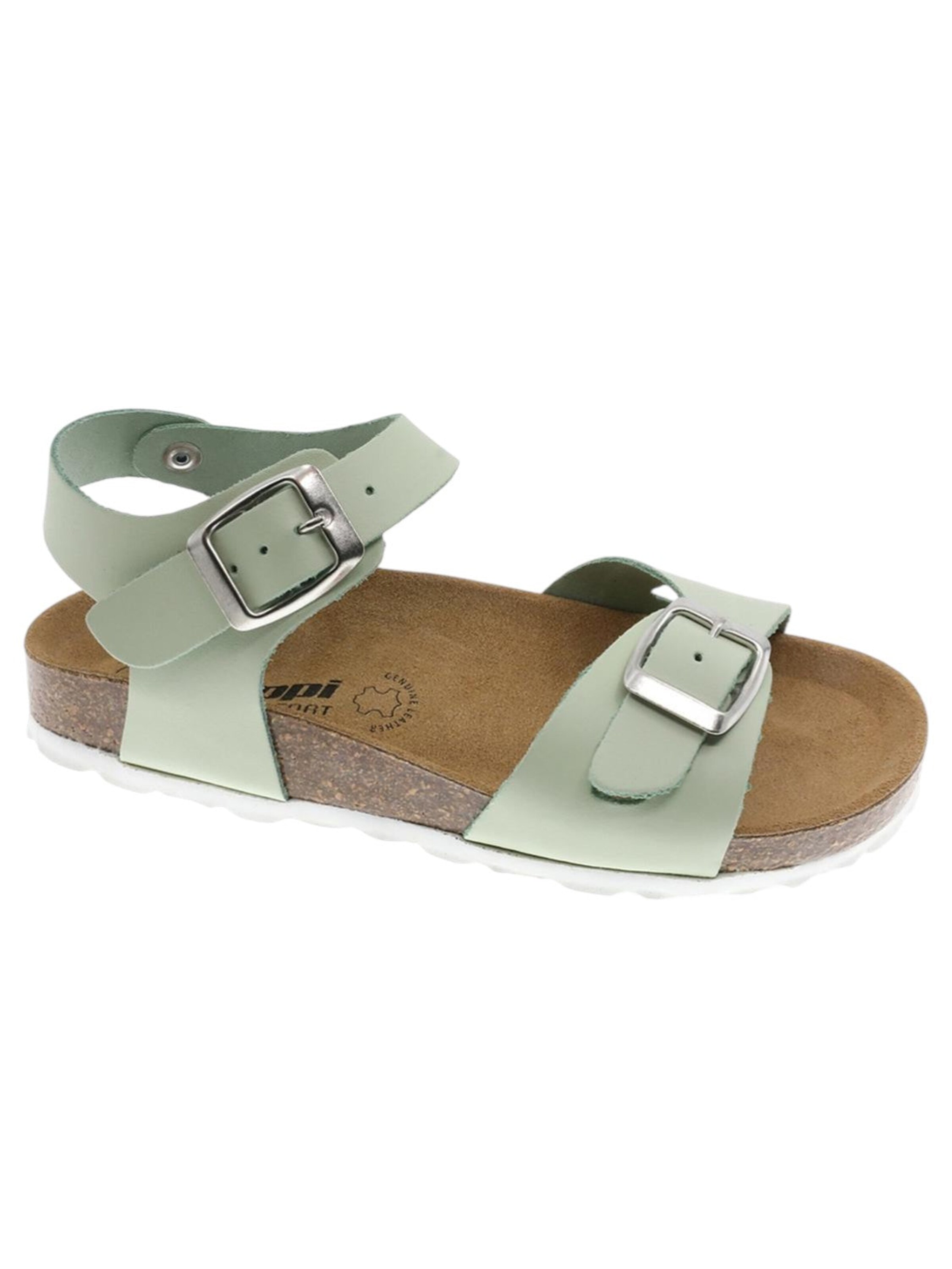 Beppi Sandalen 'Casual Sandal' in Groen: voorkant