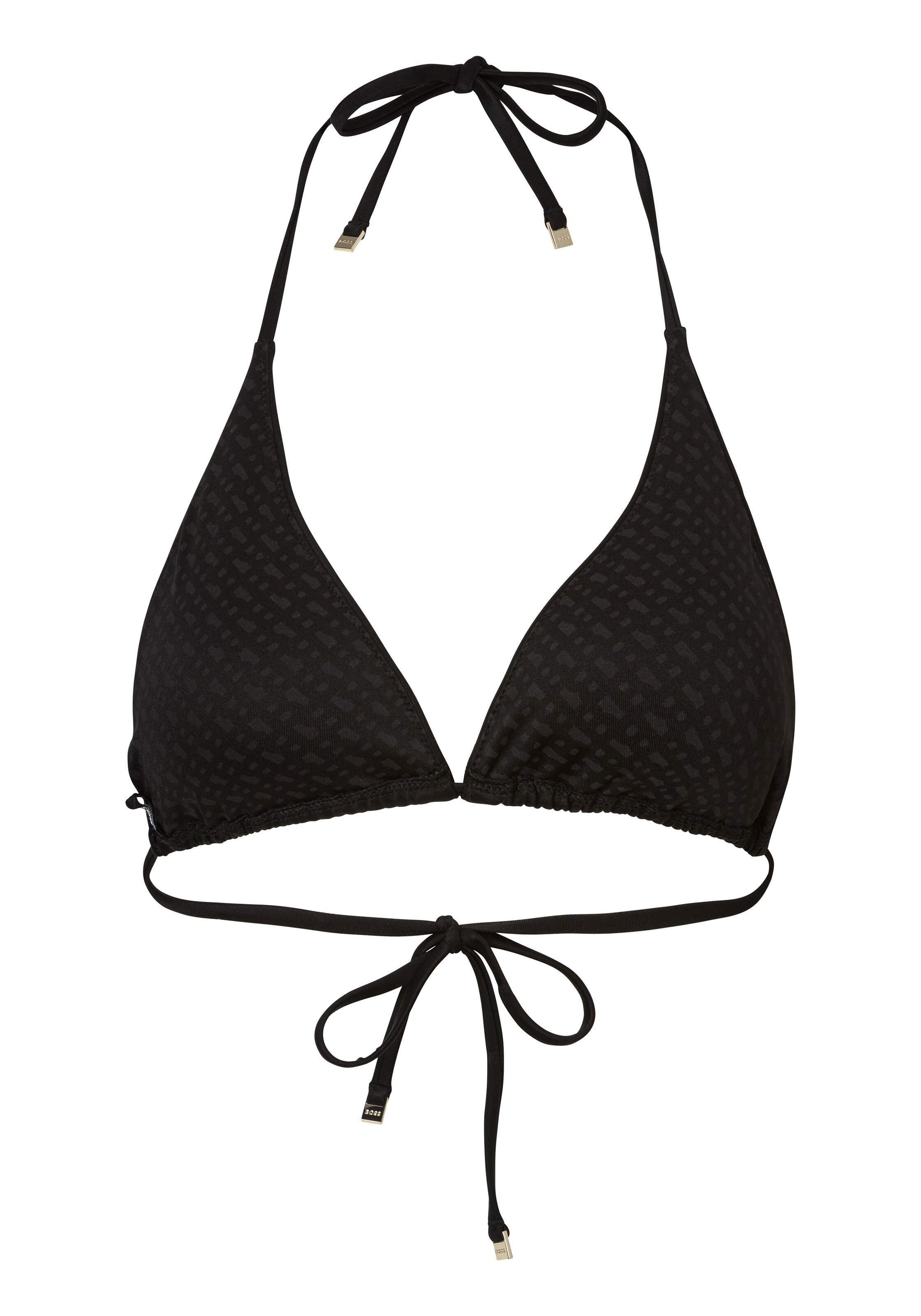 BOSS Triangel Bikinitop in Schwarz