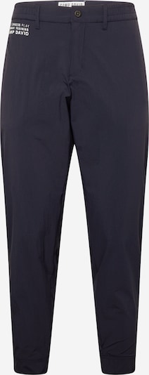 Pantaloni eleganți CAMP DAVID pe bleumarin / alb, Vizualizare produs
