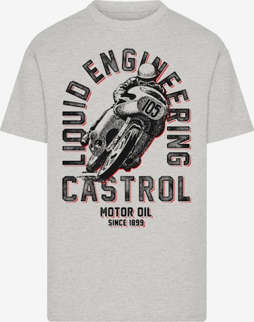 F4NT4STIC Shirt in Grey: front