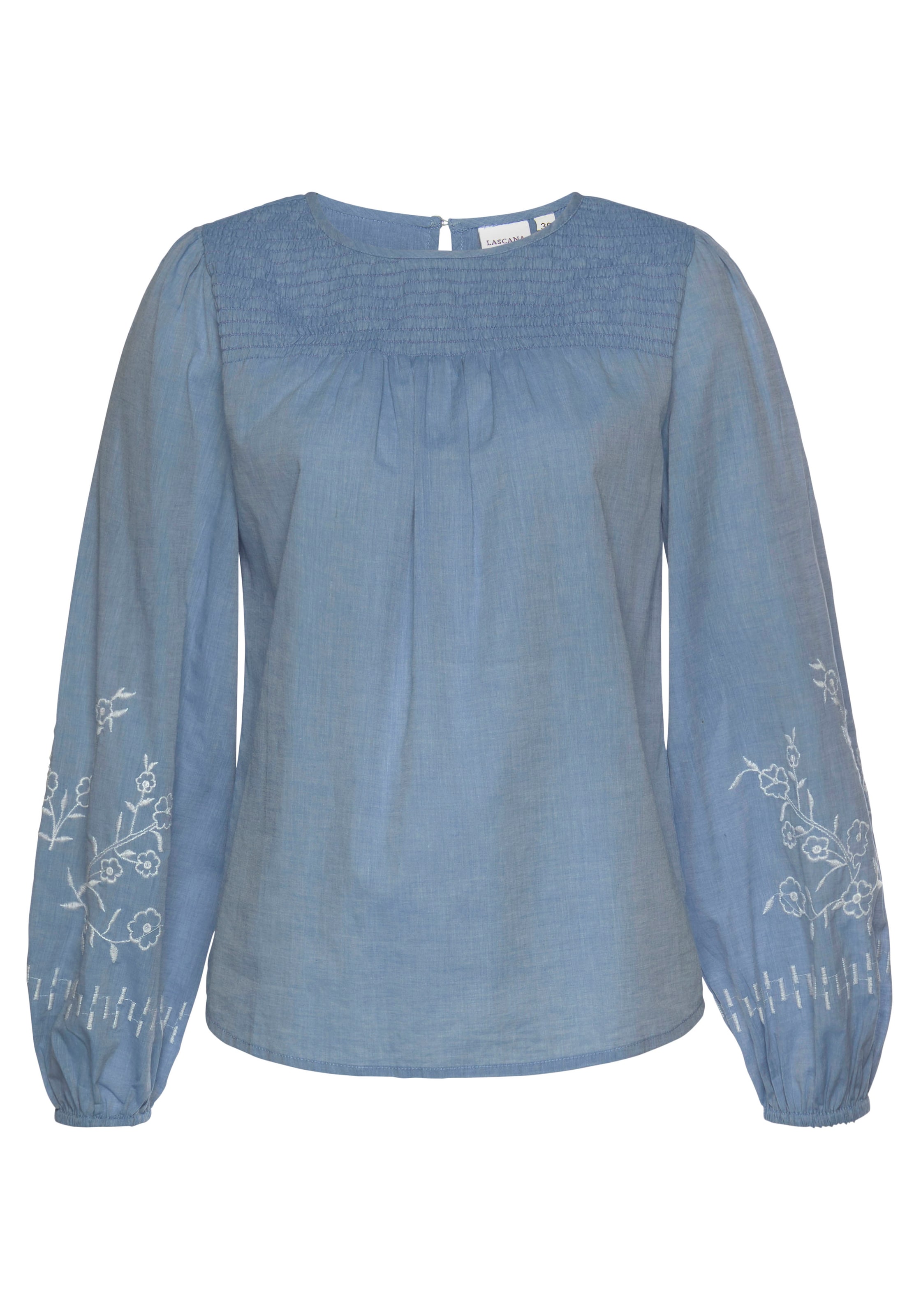 LASCANA Blúz - kék: elől