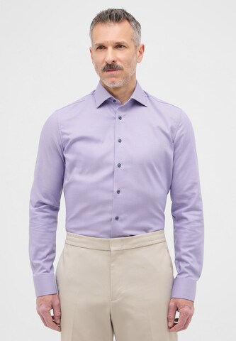 ETERNA Slim fit Button Up Shirt in Purple: front