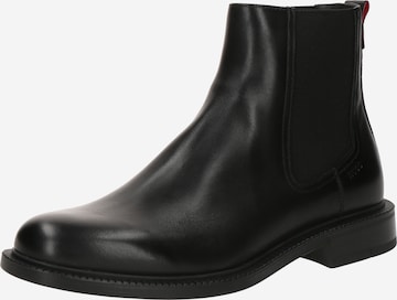 HUGO Chelsea-bootsit 'Lysander' värissä musta: etupuoli