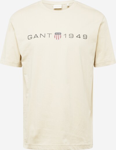 GANT Tričko - béžová / tmavočervená / čierna / biela, Produkt