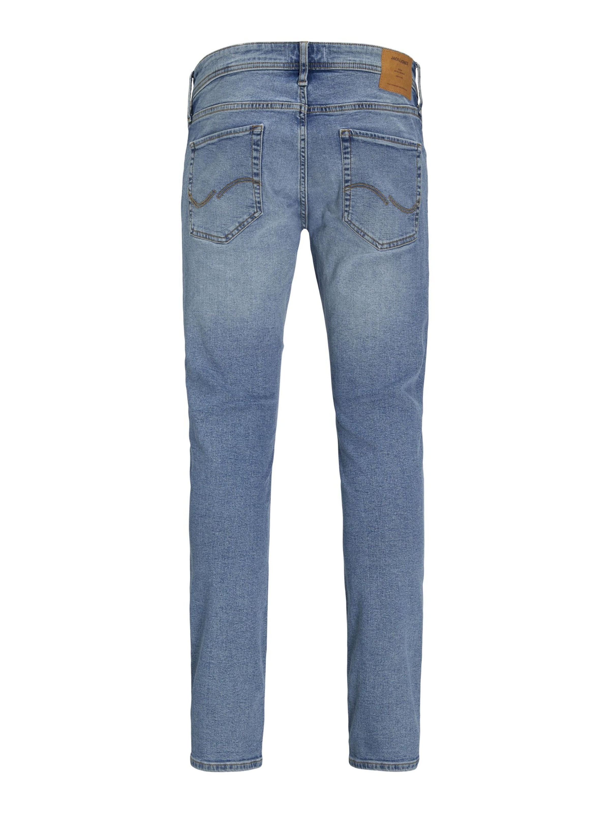JACK & JONES Слим фит Дънки 'JJIGlenn' в синьо